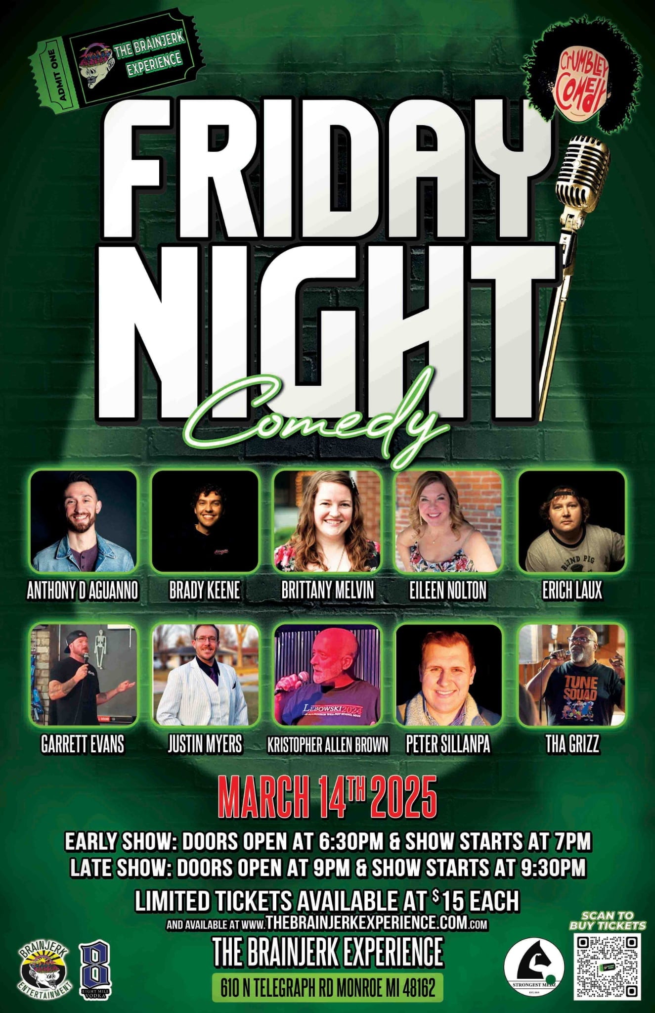 Friday Night Comedy March 14th Late Show